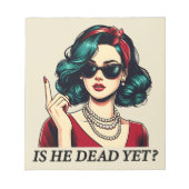 Bloc-note Est-Il Mort, Mais Drôle De Dire Un Humour Sombre V (Devant)