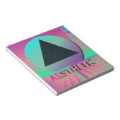 Bloc-note esthétique des ondes de vapeur (Incliné)