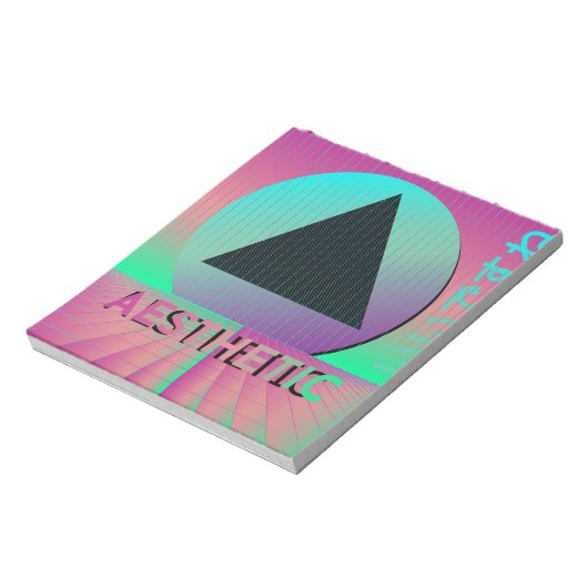 Bloc-note esthétique des ondes de vapeur (Tourné)