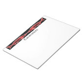 Bloc-note Esturgeons rouges Thunder_Cove noir (Incliné)