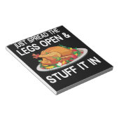 Bloc-note Étaler Les Jambes Ouvrir Le Tout À Thanksgiving (Incliné)