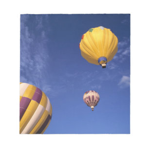 Bloc-note États-Unis, Idaho, Teton Valley. Ballons à air cha