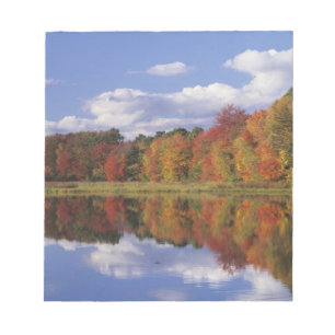 Bloc-note États-Unis, Massachusetts, Acton. Reflet de l'auto