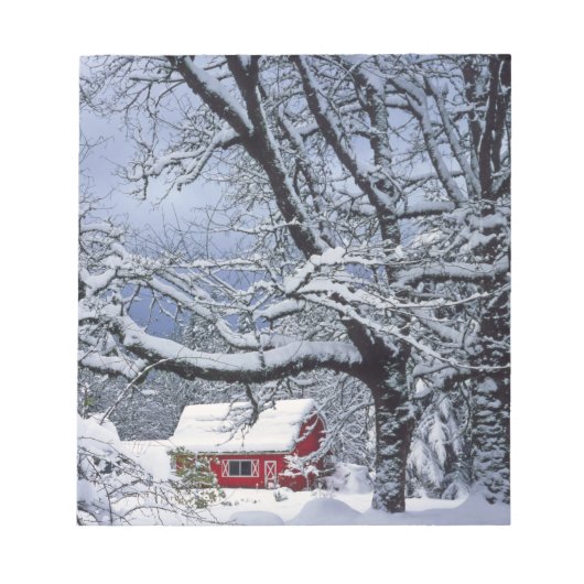 Bloc-note États-Unis, Oregon, comté de Clackamas. La neige f (Devant)