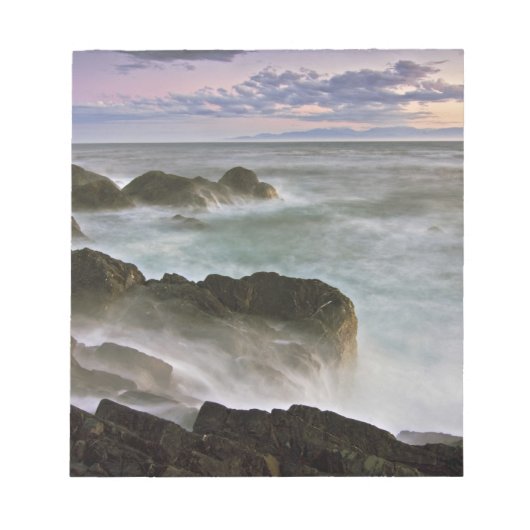 Bloc-note États-Unis, Washington, îles San Juan. Vagues s'éc (Devant)