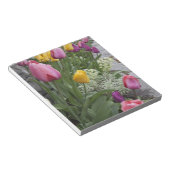 Bloc-note États-Unis, Washington, Seabeck. Des tulipes borde (Incliné)