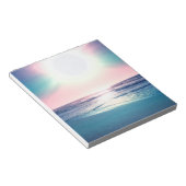 Bloc-note Eté Mer coucher de soleil Plage tropicale Photo (Incliné)