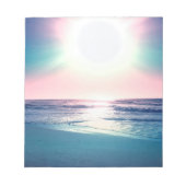 Bloc-note Eté Mer coucher de soleil Plage tropicale Photo (Devant)