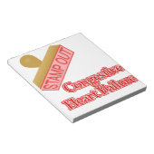 Bloc-note Éteindre l'insuffisance cardiaque congestive (Incliné)