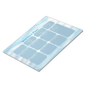 Bloc-note Éteins Les Feuilles De Planification De La Nage Sa (Incliné)