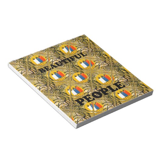 Bloc-note Ethnic African Art Design Imprimer : Beautiful Peo (Incliné)