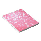 Bloc-note Étincelle de pixel rose (Incliné)