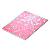 Bloc-note Étincelle de pixel rose (Tourné)