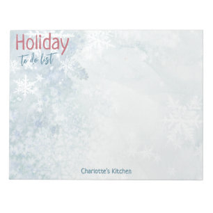 Bloc-note Étiquette de adresse de messagerie Icy Winter Whit