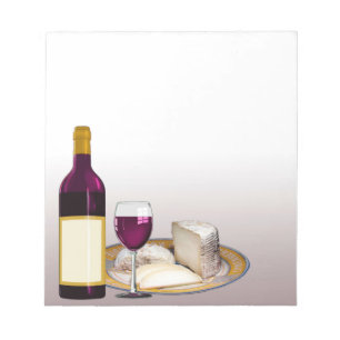 BLOC-NOTE ÉTIQUETTE DE BOUTEILLE DE VIN DE DO-IT-YOURSELF,