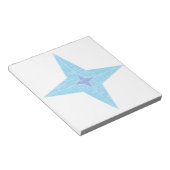 Bloc-note Étoile bleue (Incliné)