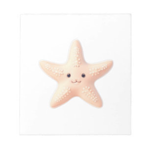 Bloc-note Étoile de mer rose mignonne