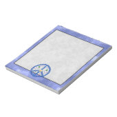 Bloc-note Étoile de paix de David (Tourné)