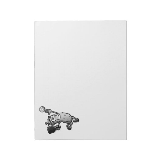 Bloc-note Étoile de Pickleball (Tourné)