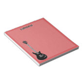 Bloc-note Étoile rock guitare (Incliné)