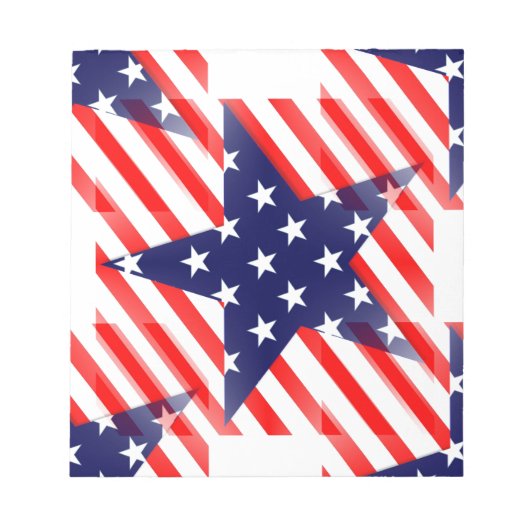 Bloc-note étoile usa (Devant)