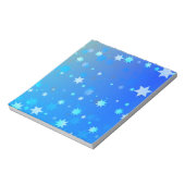 Bloc-note Étoiles bleues (Tourné)