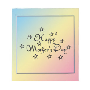 Bloc-note Étoiles de la Fête des mères -