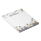 Bloc-note Étoiles et crayons Appréciation personnalisée de l (Incliné)