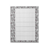 Bloc-note Étoiles et Triangles Géo Subtils – Gris (Tourné)