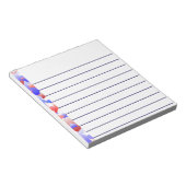 Bloc-note Étoiles patriotiques (Incliné)