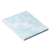 Bloc-note Etoiles personnalisées à liaison simple Aquarelle  (Incliné)