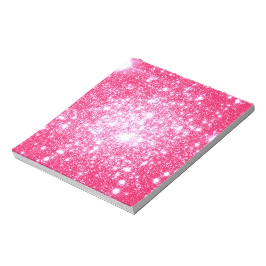 Bloc-note Étoiles roses brillantes (Tourné)