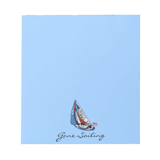 Bloc-note Étoiles Stripes et Sails Notepads (Devant)