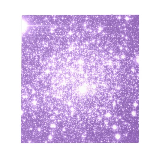 Bloc-note Étoiles Violettes de Lavande (Devant)