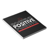 Bloc-note Être positif (Incliné)