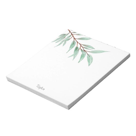 Bloc-note Eucalyptus Feuilles (Tourné)