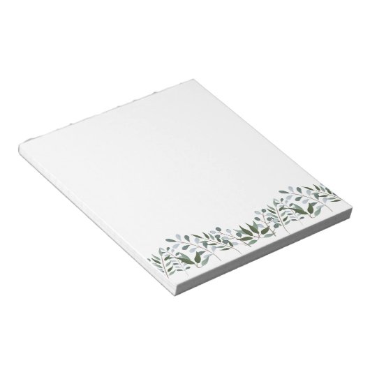 Bloc-note Eucalyptus Vert Floral (Incliné)