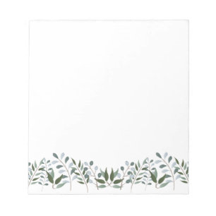 Bloc-note Eucalyptus Vert Floral