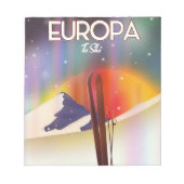 Bloc-note Europa - Lune de Jupiter Art spatial. (Devant)