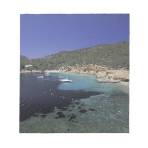 Bloc-note Europe, Espagne, Baléares, Ibiza, Cala Salada.