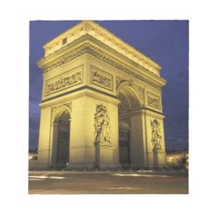 Bloc-note Europe, France, Paris. Arc de Triomphe