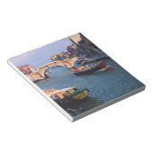 Bloc-note Europe, Italie, Venise. Bateaux à l'arrivée (Incliné)