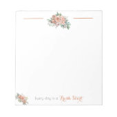 Bloc-note Every Day is a Fresh Start Positivity Quote (Devant)
