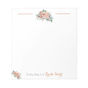 Bloc-note Every Day is a Fresh Start Positivity Quote