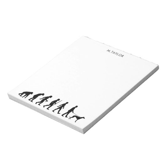 Bloc-note Évolution vers le propriétaire Greyhound (Tourné)