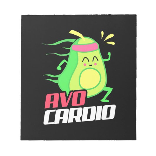 Bloc-note Exercice cardio Avocado (Devant)
