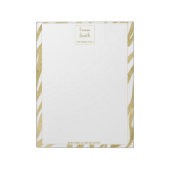 Bloc-note Expérience Beauté Or  (Tourné)