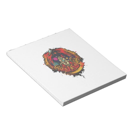 Bloc-note Exploser le vaisseau spatial (Incliné)