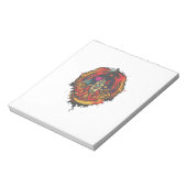 Bloc-note Exploser le vaisseau spatial (Tourné)