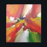Bloc-note Expressionism<br><div class="desc">Peinture Abstraite d'expressionnisme jaune rouge</div>